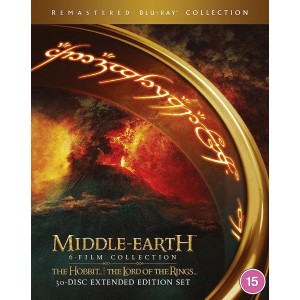 Middle Earth Collection: Lord Of The Rings Trilogy + Hobbit Trilogy (Extended Editions) (30x Blu-ray)
