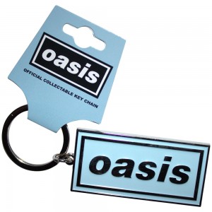 Oasis Keychain: Sky Blue Logo