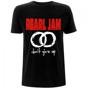 Pearl Jam Unisex T-Shirt: Don´t Give Up (Black) (Medium)